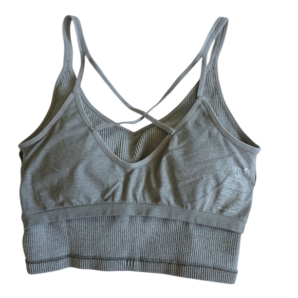 Lemon Gray Bandeau Intimates Seamless Comfort - Picture 4 of 5